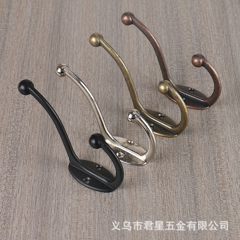 中式风铜金属进门挂衣钩