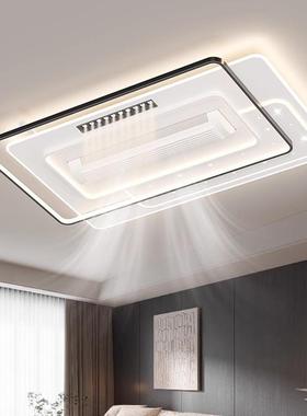 078125简年新款无叶风扇灯室吸顶智能语音约现代大气卧吸顶2风扇