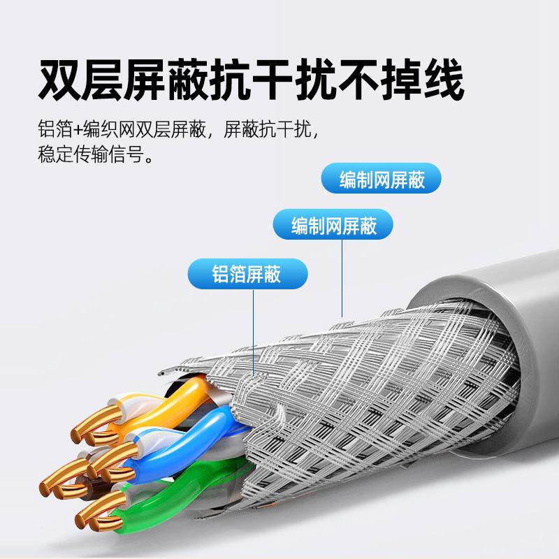双超类网线用室内监控宽带双绞线KGL铜芯家屏蔽cat5类高速五网络