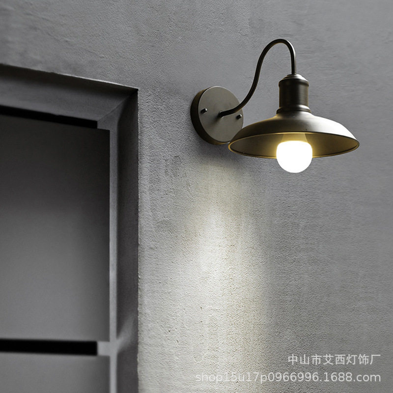美式复古LOFT工业风户外壁灯