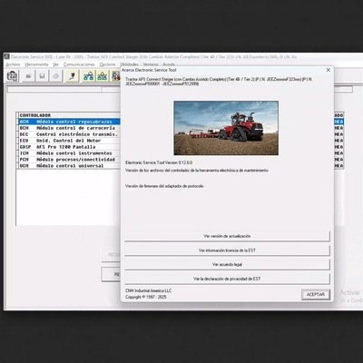 CNH EST SCANNER With CNH EST 9.12 Engineering Level Software