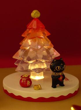 大英博发物馆盖SIO亚朋·安森猫和她的友们系列发树氛围灯德摆件