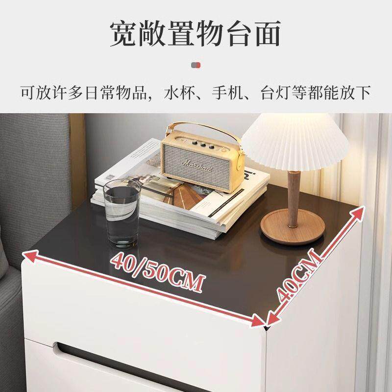 租屋卧出室物床头柜简约现代小床边柜置物架床边简易收HQH型纳储