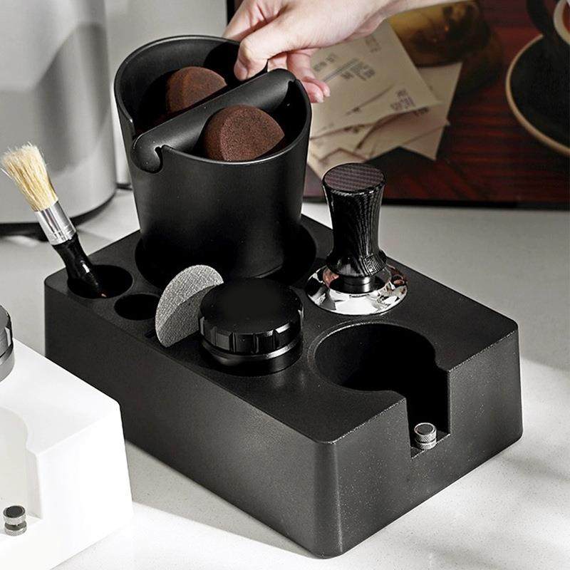 现货意式咖啡布粉器底座多功能收纳压粉器接粉环分水网套装手柄置,五金/工具,五金工具箱/五金收纳箱,淘宝优惠券,粉丝福利购,淘宝优惠卷