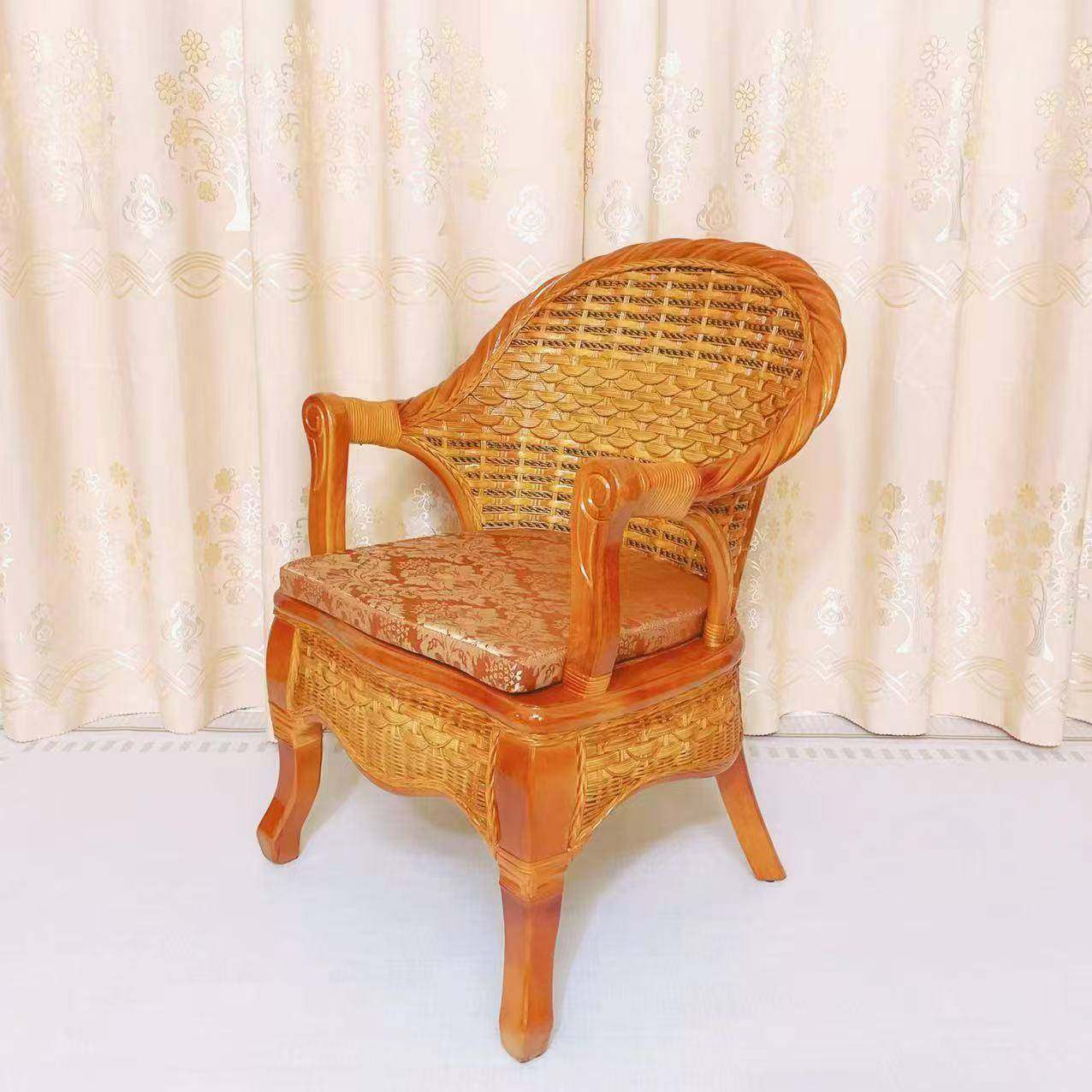 天然真藤椅单人家用靠背椅阳台休闲腾椅室内老人椅办公椅藤编凳子,五金/工具,五金工具箱/五金收纳箱,淘宝优惠券,粉丝福利购,淘宝优惠卷