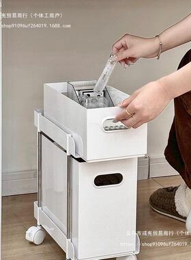 办室桌下收小纳F975SSHJ置公物架可移动工放位书包亚克力落地推车