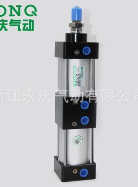 家2销拉厂杆式标准气缸SCT74650X25X5倍力多热位气缸