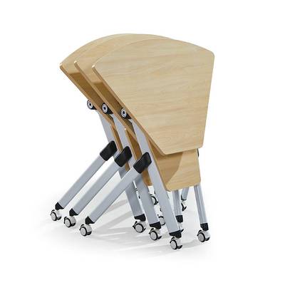 Government furniture折叠会议桌可移动阅览桌实验桌长条桌带轮子