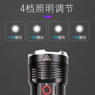 90强光手电筒可充电超P亮远光射氙气灯5YXX0000户外w大聚大功率