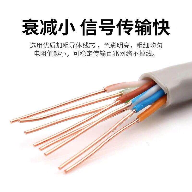 五网六类CAT6千兆电脑监控路由器网络4线8芯超对双绞线3SGL05米线
