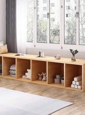 窗柜矮柜自柜由组TUN合飘可坐落收纳柜子阳台储物子卧室地置物柜