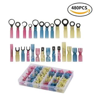 商电8QGD0pcs盒装 防水缩接热线端子绝缘端4子ebay