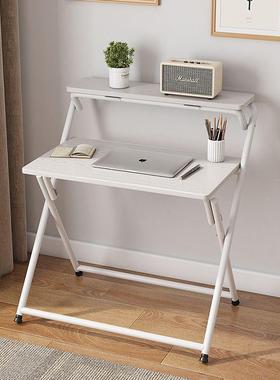 免安MEO可装折叠桌简书易桌床边桌移动电脑桌卧小户型室电脑桌