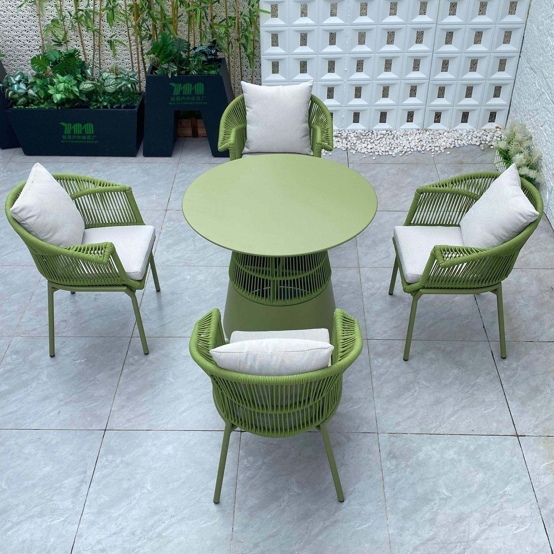 创意外椅庭院感售楼部项目别户墅花园设计露天桌休闲茶几藤户外桌,商业/办公家具,商用藤编家具,淘宝优惠券,粉丝福利购,淘宝优惠卷