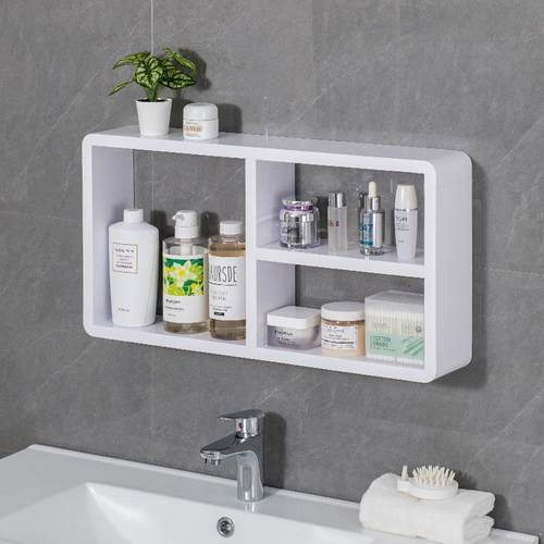 浴合室置物架洗手间整墙壁挂卫生间搁架板收纳层板防水多层AL2622
