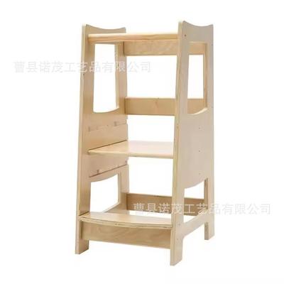 实蒙氏学习塔儿童洗手木台多档调节儿童梯QXW脚踏椅台阶阶扶手用