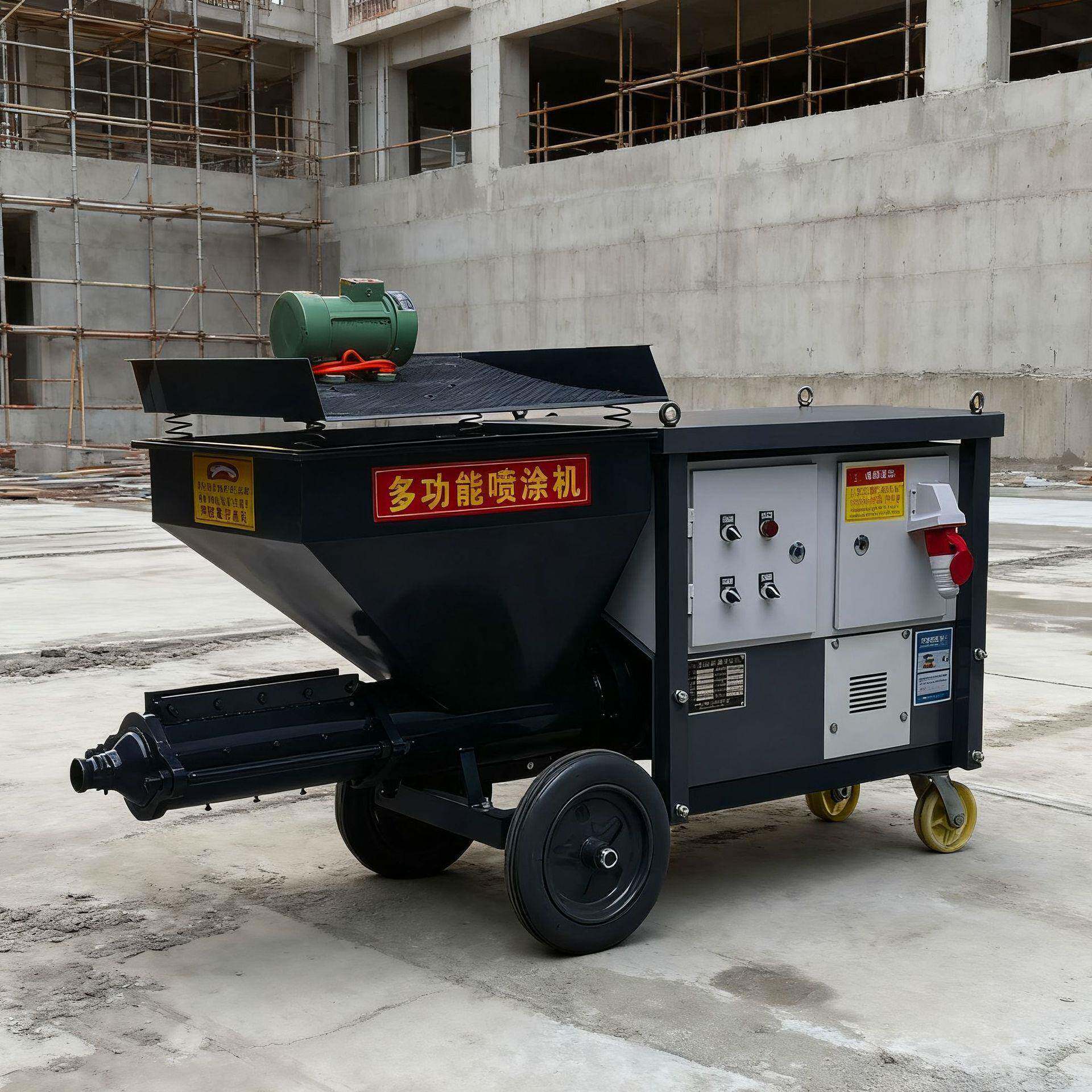 水泥砂喷涂机粉墙抹灰高压喷浆机工地工程建浆筑喷腻子460砂浆漆