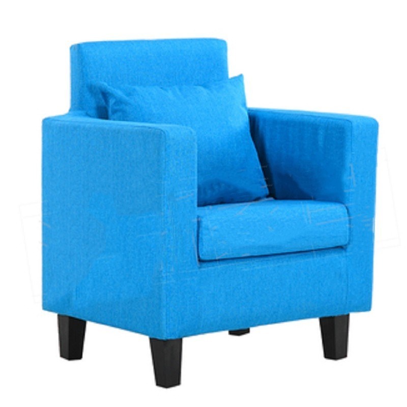 客厅会客单人沙发网咖网吧电竞电脑沙发椅布艺小户型出租房可拆洗