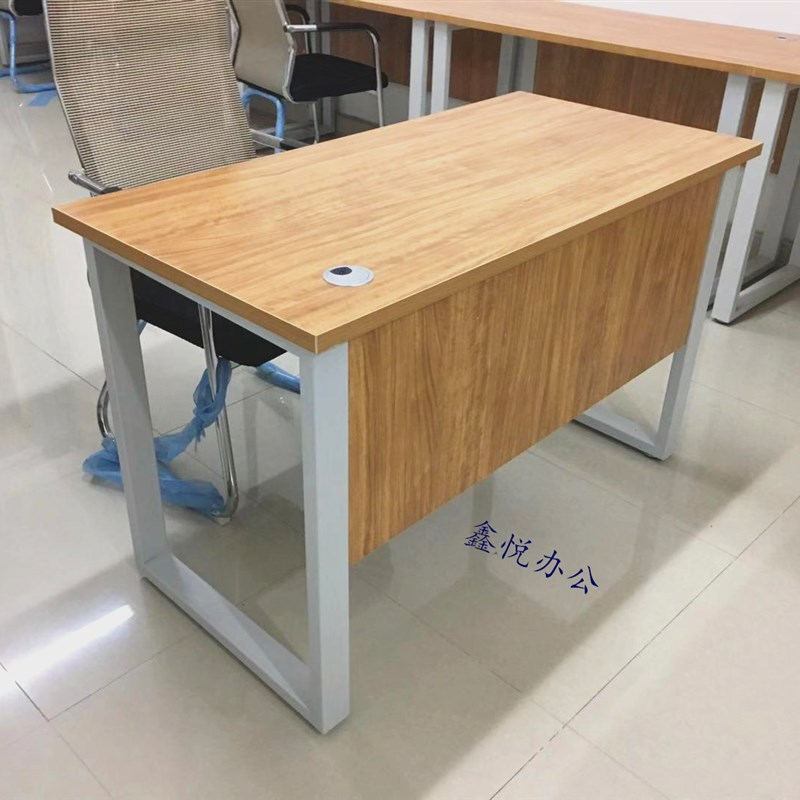 成都加固钢木电脑桌台式桌加长双人简约现代家用卧室办公书桌定制