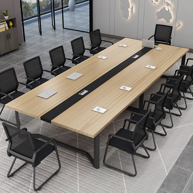 办公桌会议桌长桌椅简约现代商务接待桌大小型洽谈桌办公家具