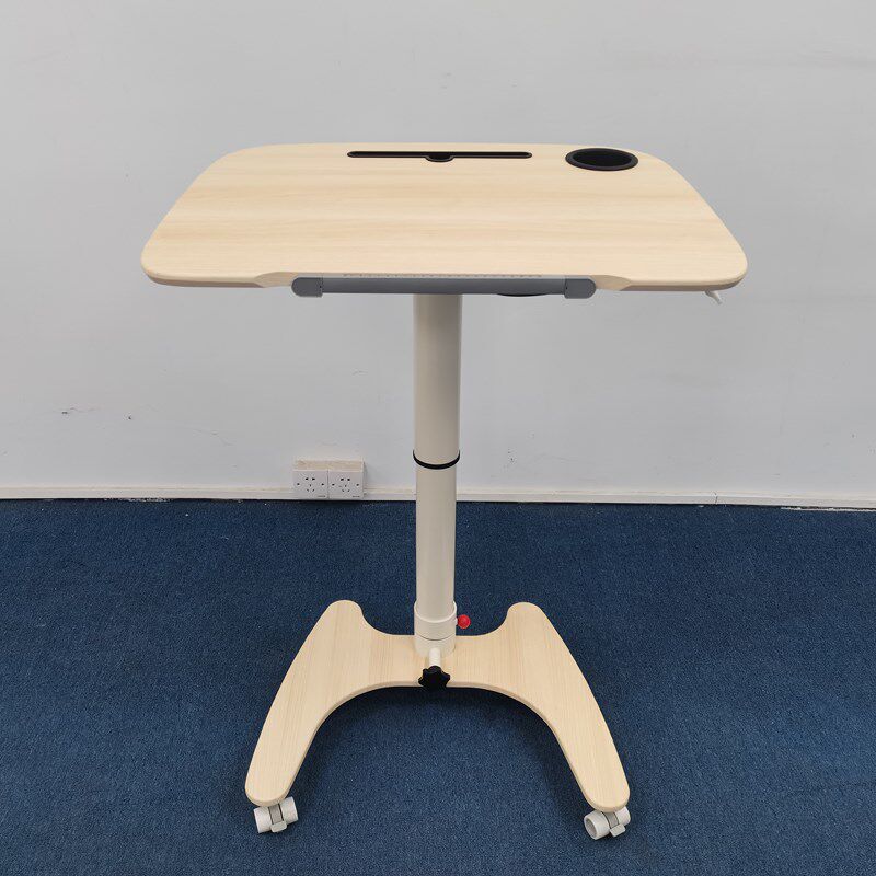 站立可折叠升降桌移动书桌气动床边工作学习写字桌子小户型电脑台