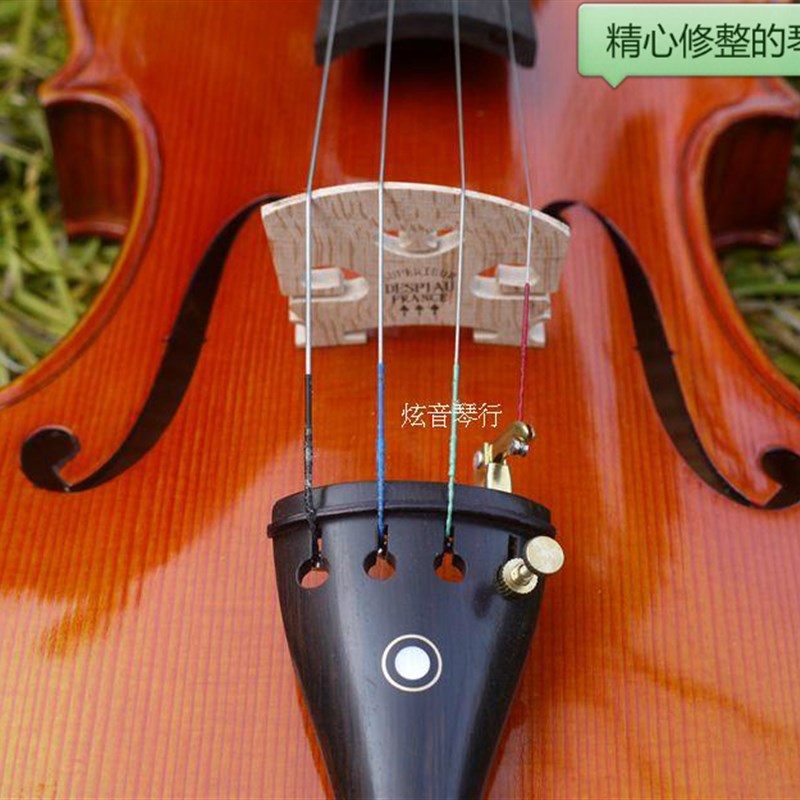 纯手工天然虎纹中提琴独板整板实木演奏中提琴1英寸送超值配置