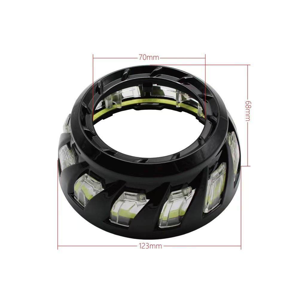 源头厂家汽车透镜3寸螺旋一体罩LED单色双色幻彩光圈装饰罩遮光罩,五金/工具,五金工具箱/五金收纳箱,淘宝优惠券,粉丝福利购,淘宝优惠卷