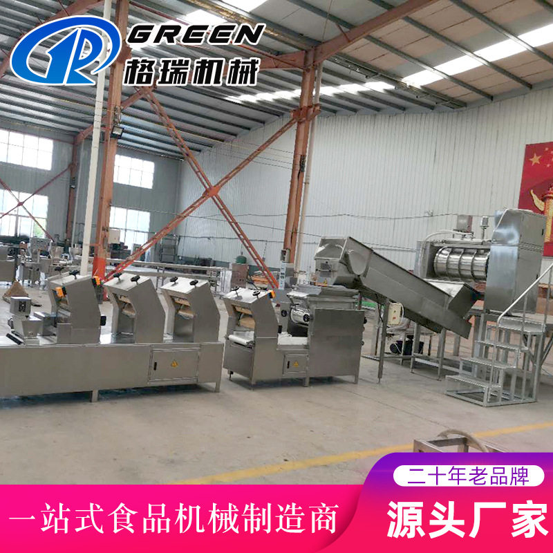 面食云吞加工流水线 休闲食品机械加工设备 食堂餐厅食品厂生产线