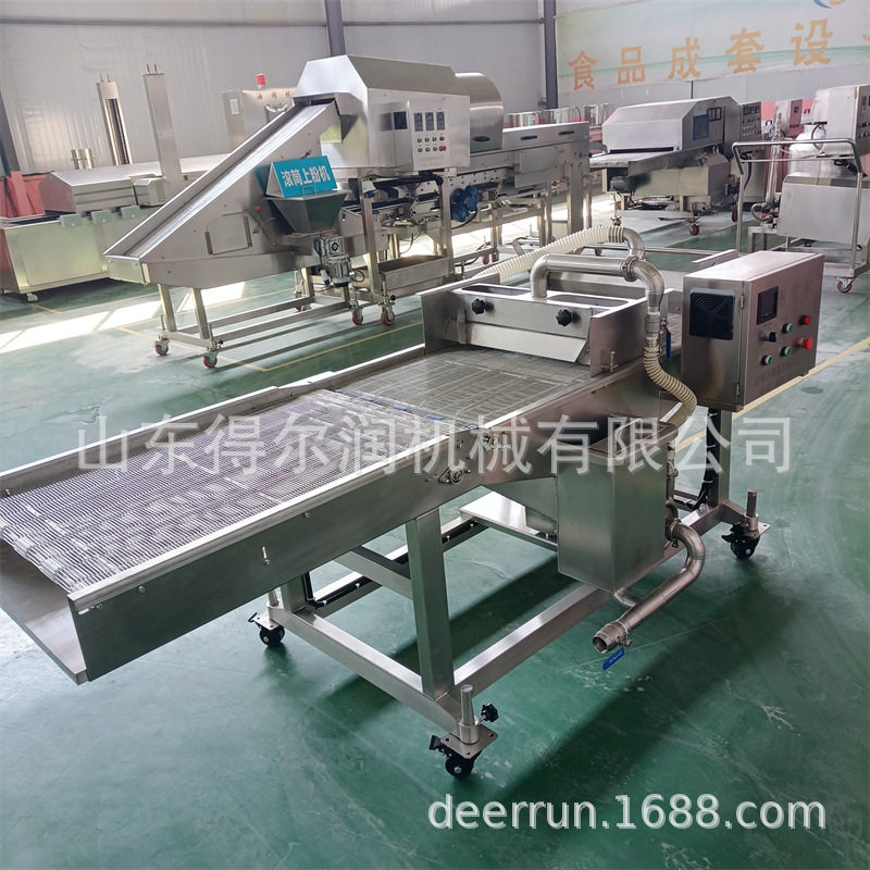 南瓜片上浆机 土豆片淋浆机 上浆裹粉设备 售后无忧 现货型号齐全