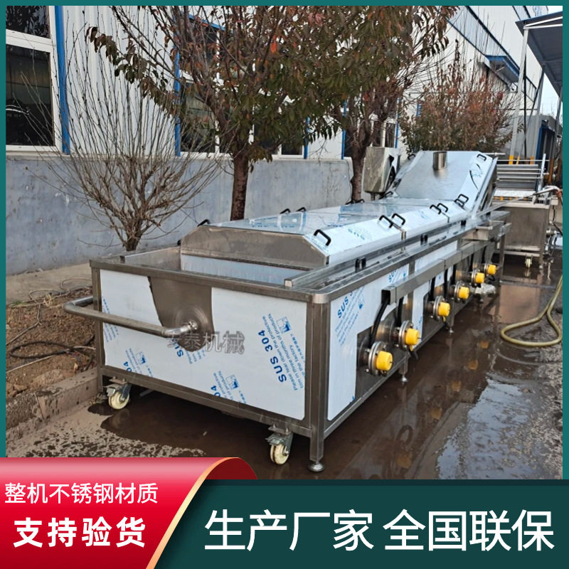 蔬菜杀青漂烫冷却机 海带连续式漂烫蒸煮机 东北山野菜汆水杀青机,清洗/食品/商业设备,洗果机/洗菜机,淘宝优惠券,粉丝福利购,淘宝优惠卷