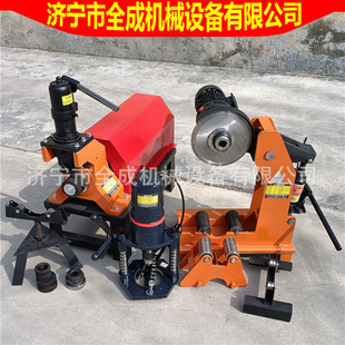 325重型管道三件套电动液压切管机镀锌管连接滚槽机链条式 开孔机