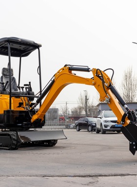 源头工厂HT18液压履带挖掘机 出口美国迷你1800kg农用挖沟挖机