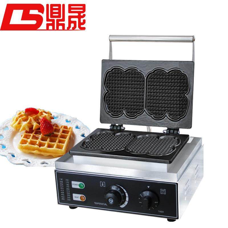 鼎晟DS-116电热单头夫炉华夫饼机松饼机商用格子饼机可丽饼