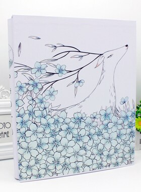 新款 相册插页式 竖放 6寸400张 家庭大本 过塑封膜可放 盒装影集