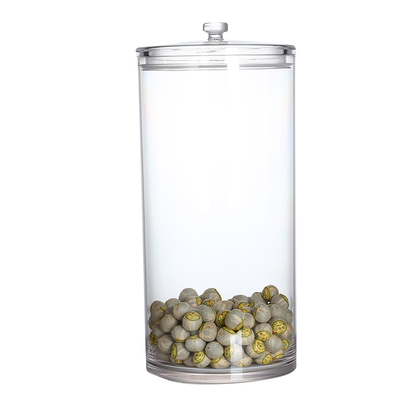 大口径塑料密封罐陈皮小青柑存储玻璃瓶大容量商用药材展示储存罐