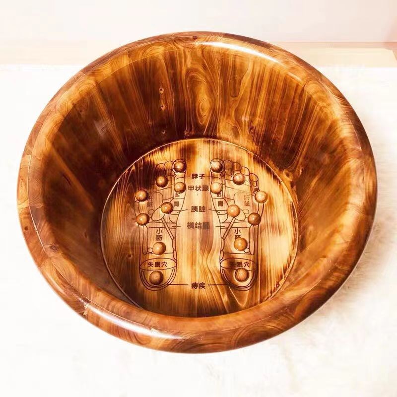 康熙香柏木泡脚桶木桶洗脚盆木桶冬天加宽人家用养生足浴桶木质