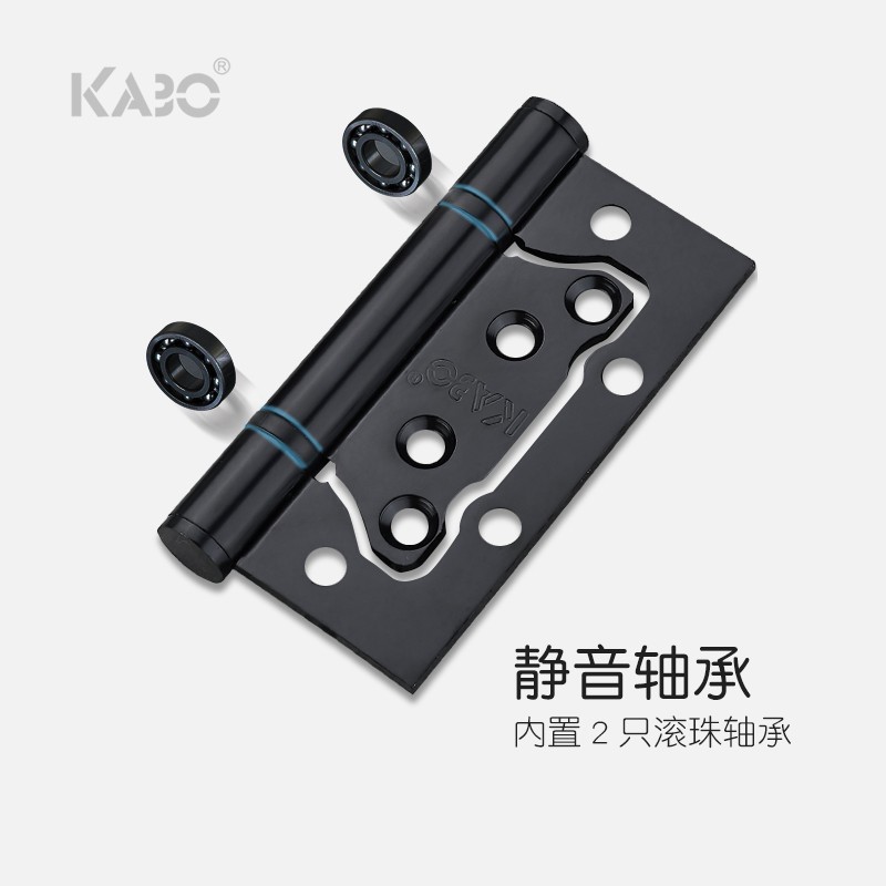 德国KBO不锈钢子母合页木门折页轴承铰链免开槽加厚合页寸单片