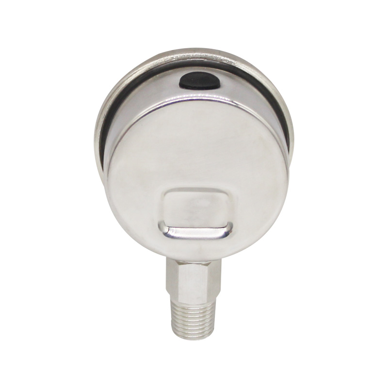 上海笠聚 YBF不锈钢压力表 1MP 气压氨气防腐耐高温蒸汽真空表