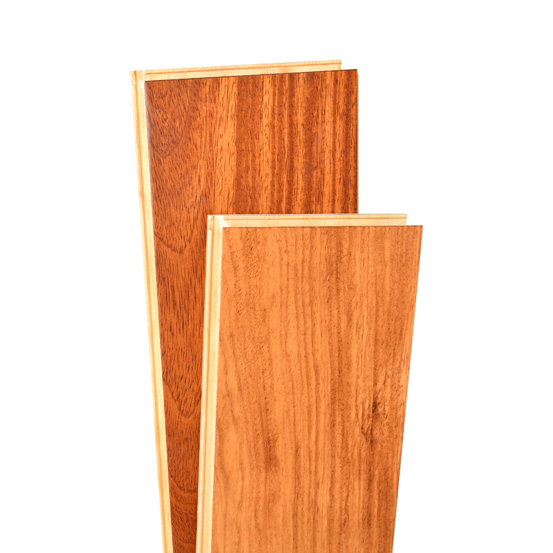 甄木匠 大叶花梨 三层实木复合木地板家用地暖E0原木地板