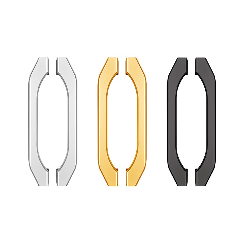 新款把手黑色肯德基门大门移门推拉门拉手铝合金木门明装现代简约