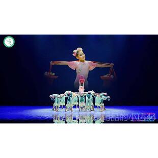 高档特色定少儿舞蹈花挑喜庆节目花花演出服装制花篮花道具花挑挑