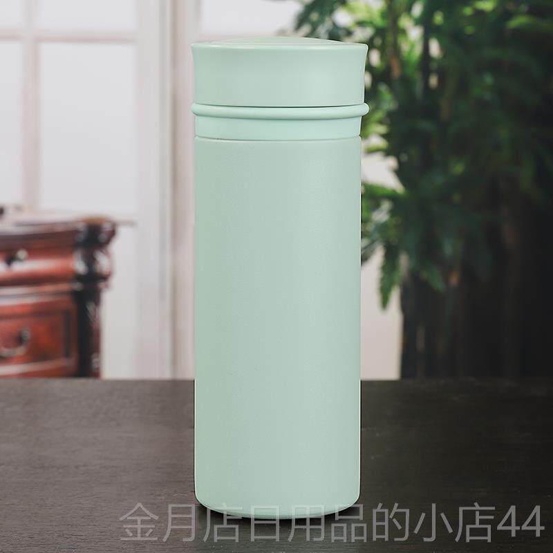 高档保温杯纯瓷内胆瓷水杯容大量一体月牙茶水分离便骨携中药杯定
