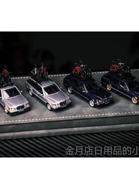 高档Mo rtal 64 1奔驰S124 旅行版 瓦罐 虎头奔合金汽车:模型仿真