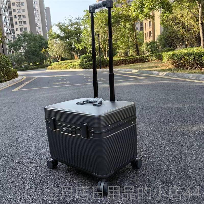 高档口日本加铝框关机长箱海锁上开口摄行器材行李箱空姐20厚登机图片