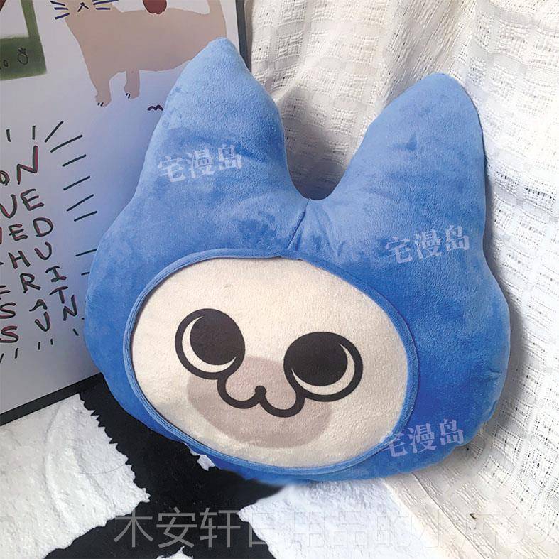正品艾呆露大头抱枕动漫周边卡通头猫猫头老大猫的喵可爱呆萌生日