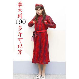 正品朱碧同款连衣裙演服装罗志祥石红年裙出子会男生反串裙子