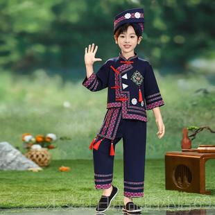 正品款男女童儿服装少数民族布依族童舞蹈长裙出演服新56个民族表