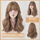 气韩式 正品 发大女长质发空气浏海波浪长卷假发自然逼真全头套式 发