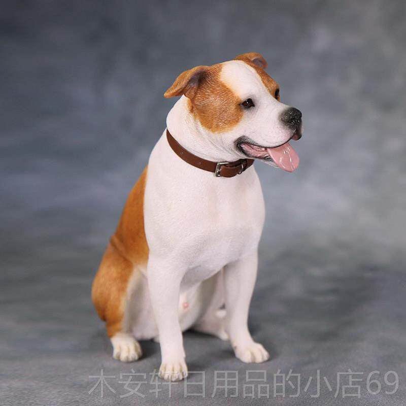 正品物JXK 1/6 斯塔福梗模 仿真动潮玩狗树脂摆兵人杀神型件爱犬