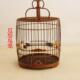 紫鸟笼 包邮 正品 画眉鸟笼鼓型鸟鸟笼瓜型笼笼竹鸟紫竹抛光鸟笼子
